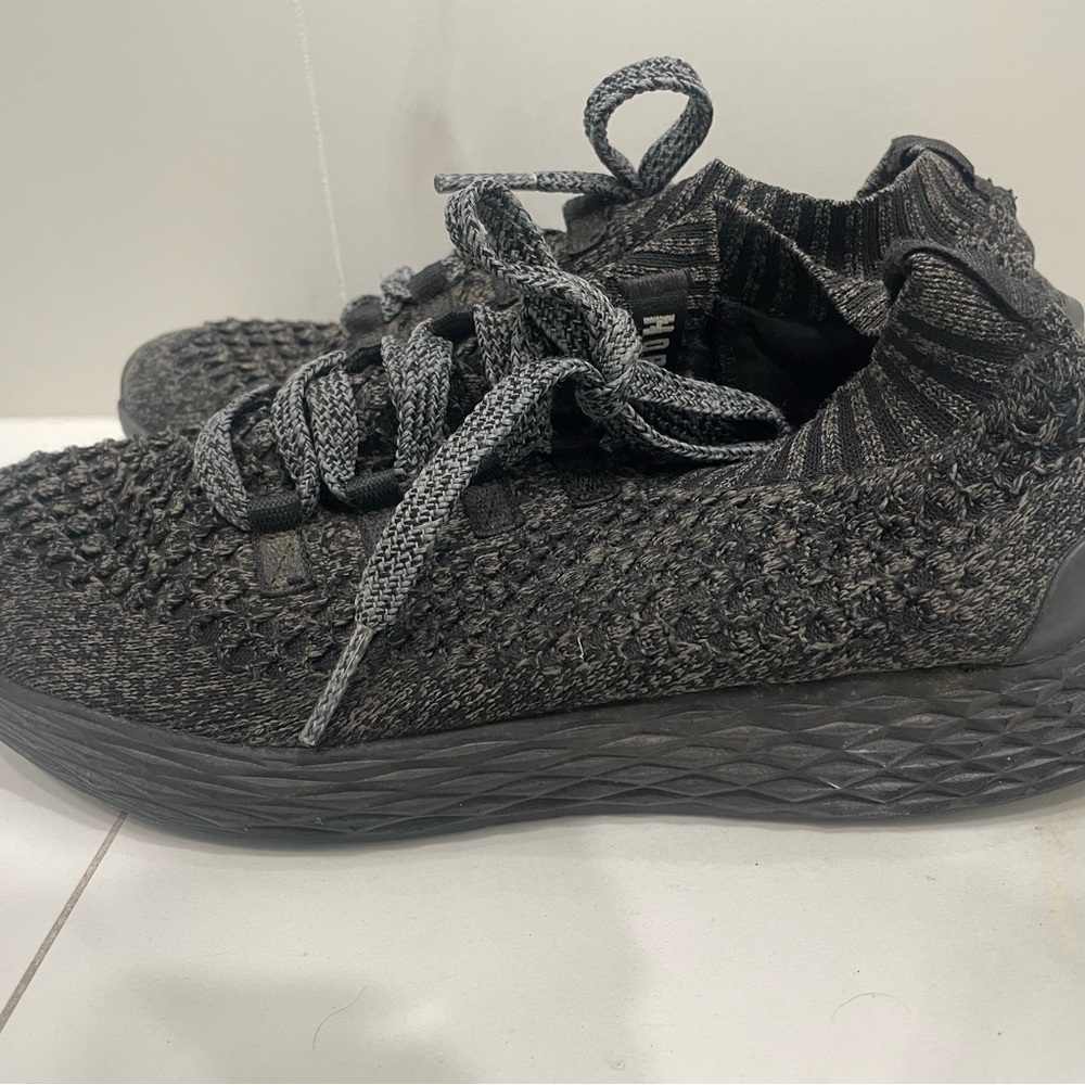 Stylish Black Knit Sneakers